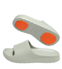 Water-resistant non-slip slippers to keep feet dry in shower 