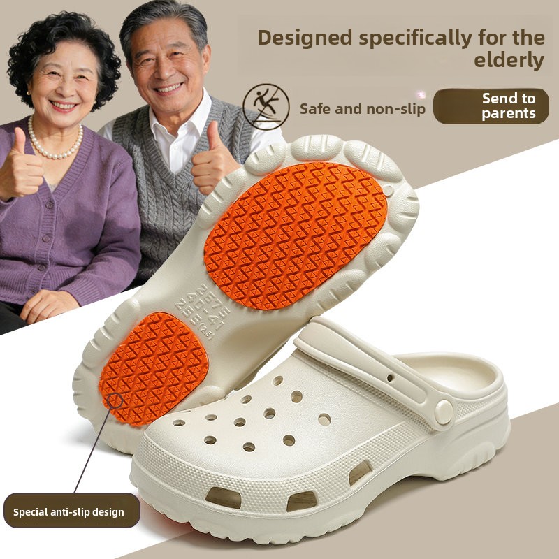 Deep-grip sole design for maximum traction on slippery surfaces