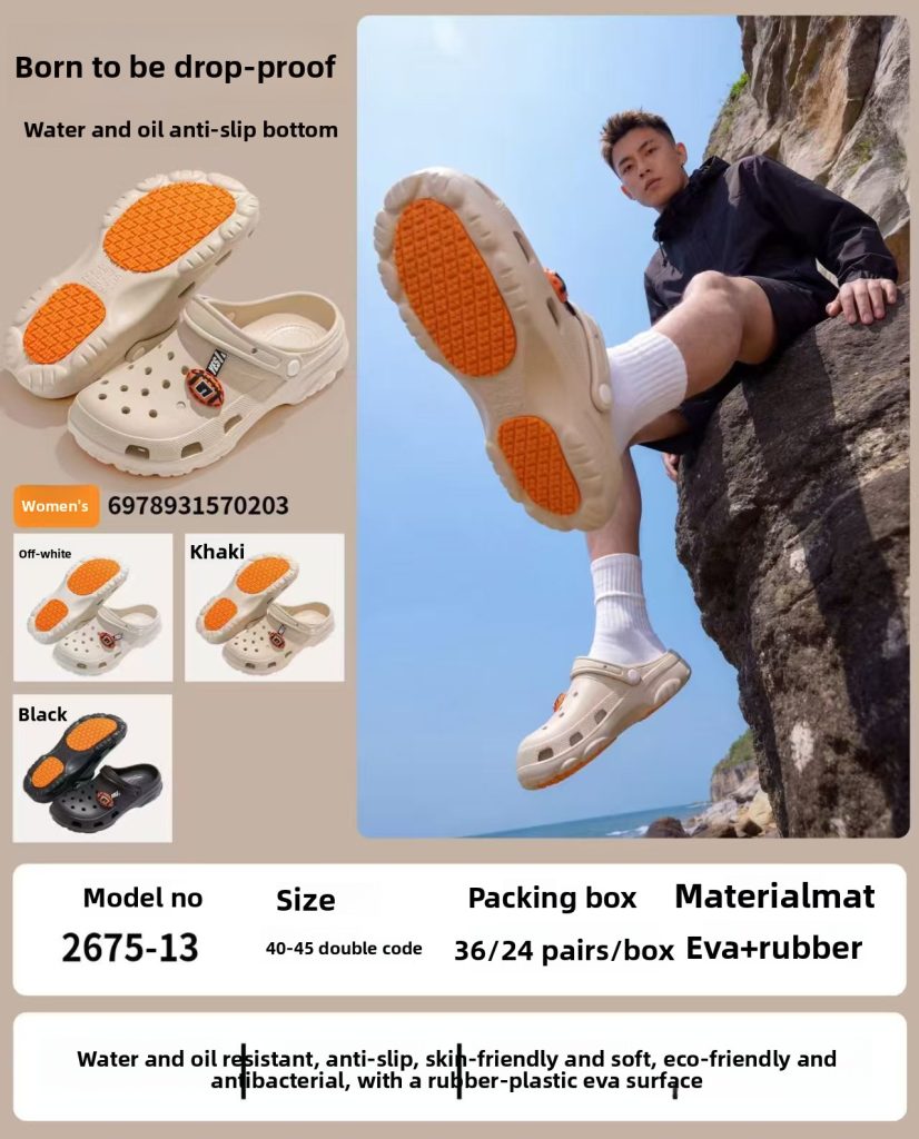 Men's Non-Slip EVA Clogs, Anti-Slip Work Clogs for Men, Garden Shoes